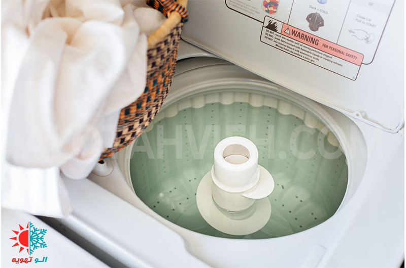 علت جمع شدن آب در ماشین لباسشویی