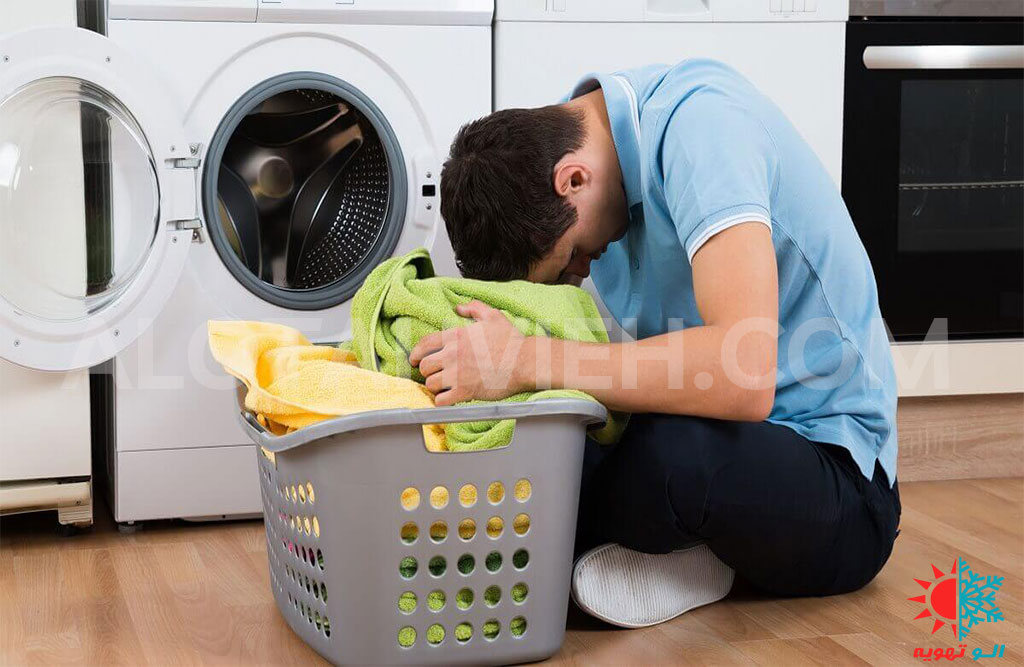 علت خشک نکردن لباس در ماشین لباسشویی